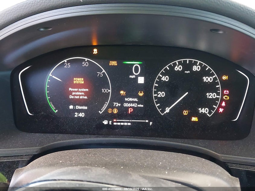 VIN 2HGFE4F88SH322062 2025 HONDA CIVIC HYBRID SPORT/SPORT TOURING