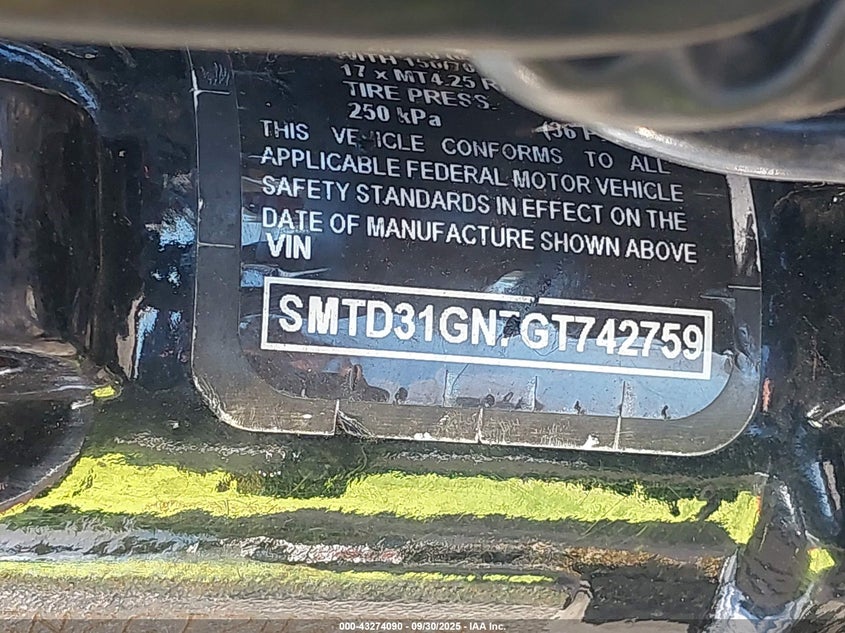 2016 TRIUMPH MOTORCYCLE STREET TWIN SMTD31GN7GT742759