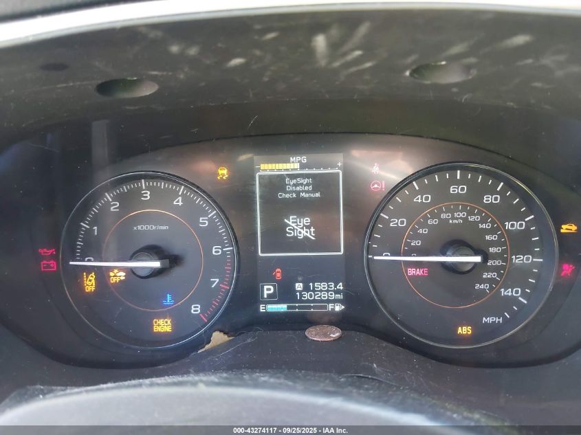 2019 Subaru Crosstrek 2.0I Premium VIN: JF2GTAECXK8271636 Lot: 43274117