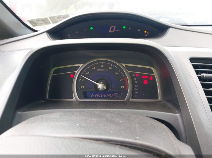 2007 Honda Civic Lx VIN: 1HGFA16587L061123 Lot: 43274134