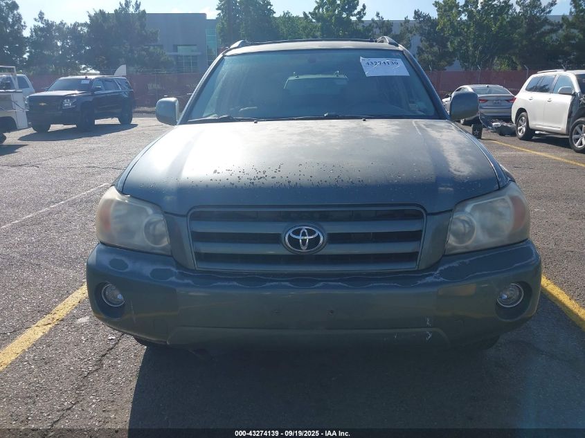 2006 Toyota Highlander Limited V6 VIN: JTEDP21A560094901 Lot: 43274139