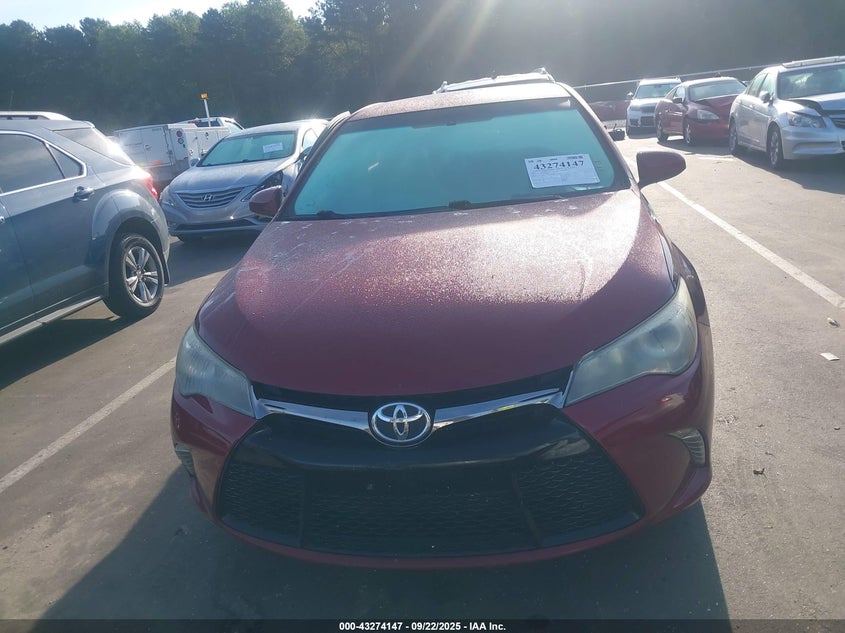 2015 Toyota Camry Se VIN: 4T1BF1FK3FU986644 Lot: 43274147
