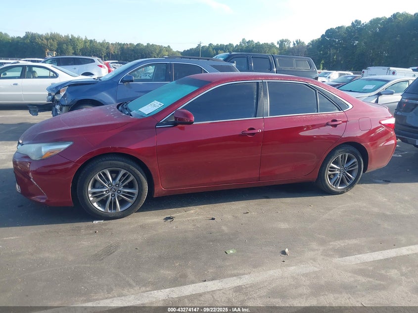 2015 Toyota Camry Se VIN: 4T1BF1FK3FU986644 Lot: 43274147