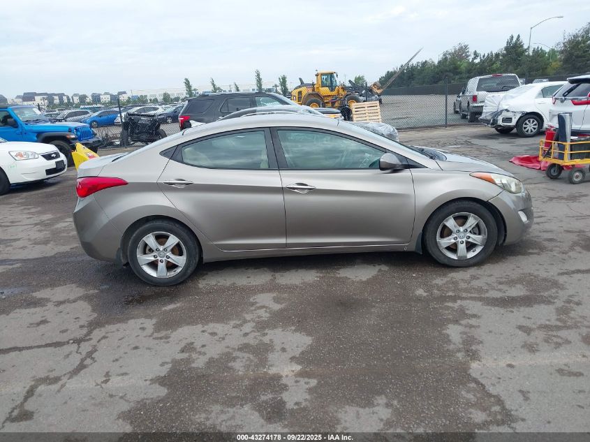 2013 Hyundai Elantra Gls VIN: 5NPDH4AE3DH274538 Lot: 43274178