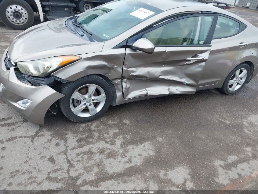 2013 Hyundai Elantra Gls VIN: 5NPDH4AE3DH274538 Lot: 43274178
