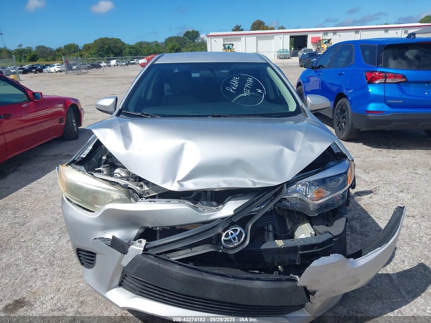 2016 Toyota Corolla Le VIN: 5YFBURHE9GP431843 Lot: 43274182