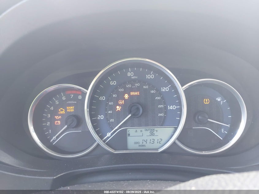 2016 Toyota Corolla Le VIN: 5YFBURHE9GP431843 Lot: 43274182