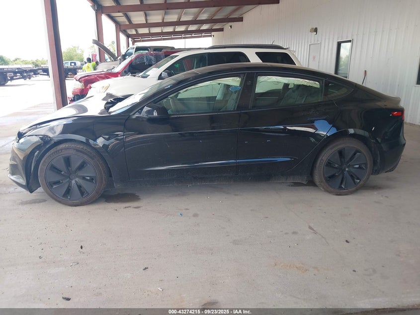 2025 Tesla Model 3 Long Range Rear-Wheel Drive VIN: 5YJ3E1EA9SF984646 Lot: 43274215