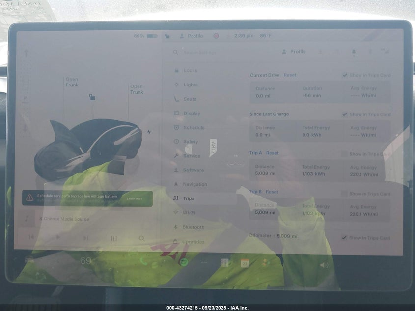 2025 Tesla Model 3 Long Range Rear-Wheel Drive VIN: 5YJ3E1EA9SF984646 Lot: 43274215