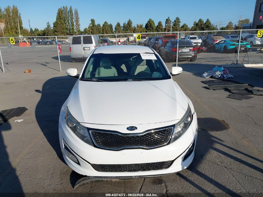 2015 Kia Optima Lx VIN: 5XXGM4A74FG364855 Lot: 43274272