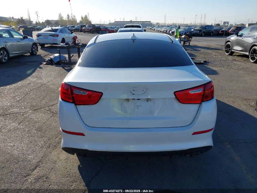 2015 Kia Optima Lx VIN: 5XXGM4A74FG364855 Lot: 43274272