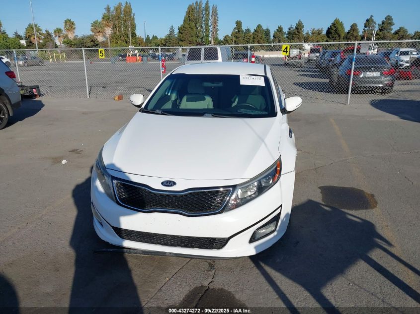 2015 Kia Optima Lx VIN: 5XXGM4A74FG364855 Lot: 43274272