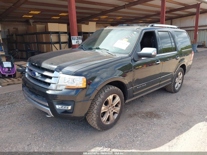 Vin: 1fmju1mt3fef02544, lot: 43768858, ford expedition platinum 20152