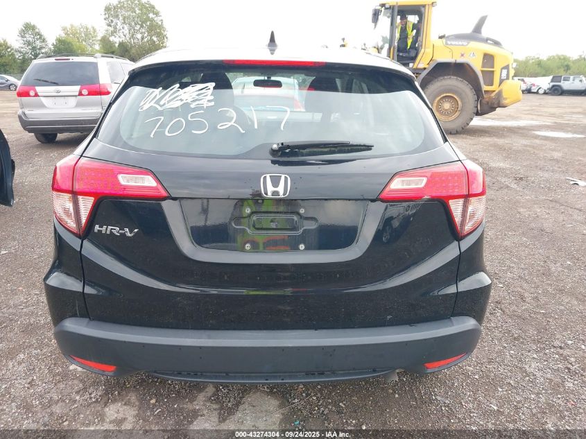 2017 Honda Hr-V Lx VIN: 3CZRU5H38HG705217 Lot: 43274304