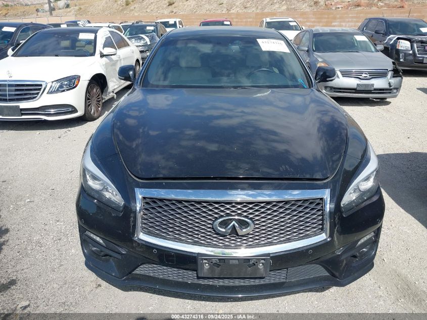 2015 Infiniti Q70 3.7 VIN: JN1BY1AP6FM541450 Lot: 43274316