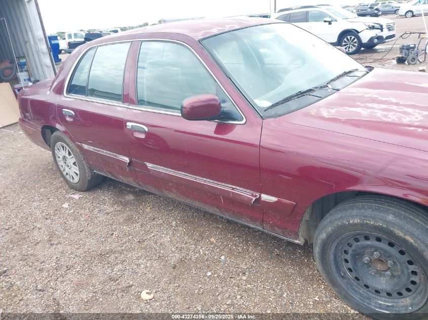 2005 Mercury Grand Marquis Gs VIN: 2MEFM74W85X629888 Lot: 43274354