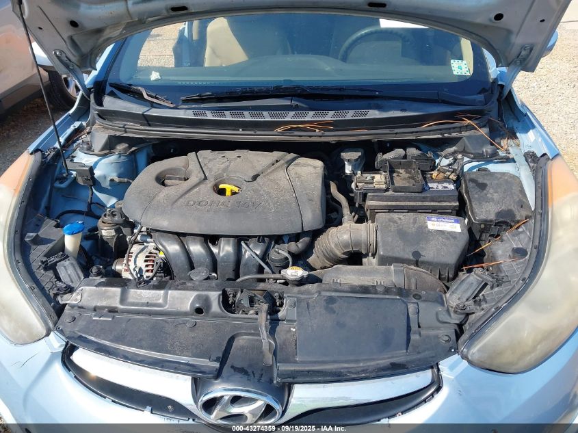 2013 Hyundai Elantra Gls VIN: KMHDH4AEXDU491084 Lot: 43274359