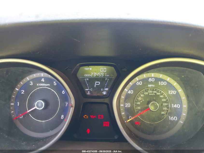 2013 Hyundai Elantra Gls VIN: KMHDH4AEXDU491084 Lot: 43274359