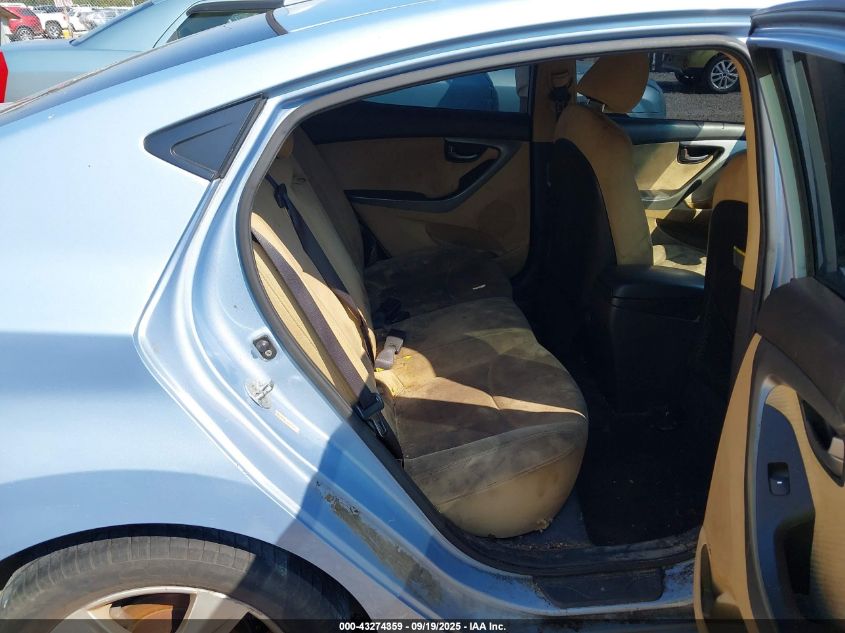 2013 Hyundai Elantra Gls VIN: KMHDH4AEXDU491084 Lot: 43274359