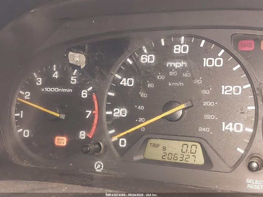 2000 Honda Accord 3.0 Lx VIN: 1HGCG1648YA100329 Lot: 43274388