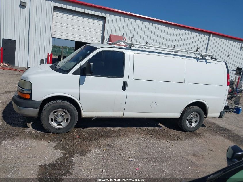 2014 Chevrolet Express 2500 Work Van VIN: 1GCWGFBA8E1130110 Lot: 43274389