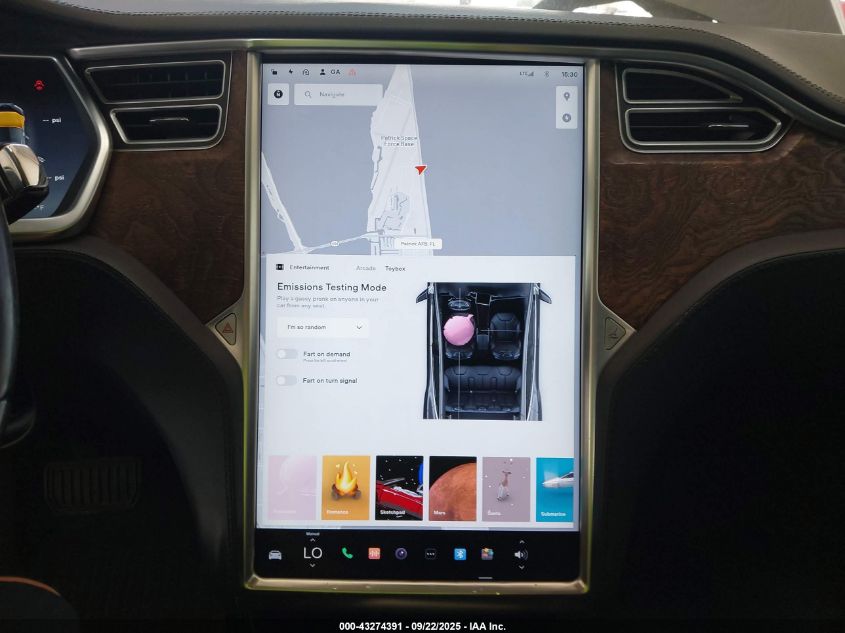 2013 Tesla Model S VIN: 5YJSA1DN5DFP13551 Lot: 43274391