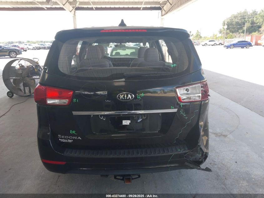 2018 Kia Sedona L VIN: KNDMA5C18J6346554 Lot: 43274480