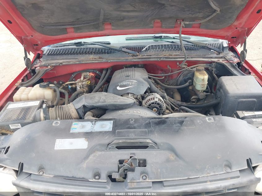 2002 Chevrolet Silverado 1500 Ls VIN: 2GCEK19T021363683 Lot: 43274483