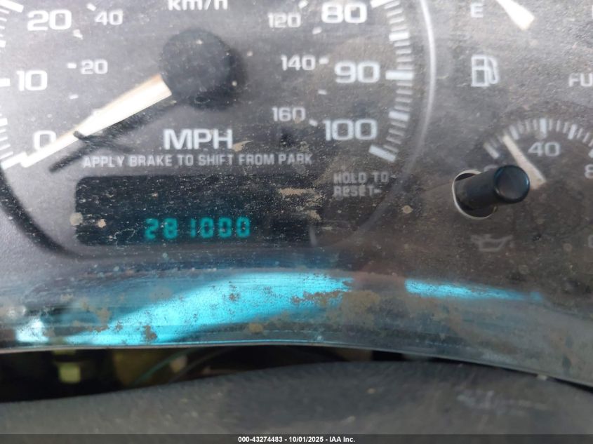 2002 Chevrolet Silverado 1500 Ls VIN: 2GCEK19T021363683 Lot: 43274483