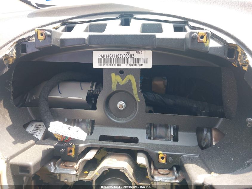 2013 Hyundai Elantra Gls VIN: 5NPDH4AE4DH437326 Lot: 43274484