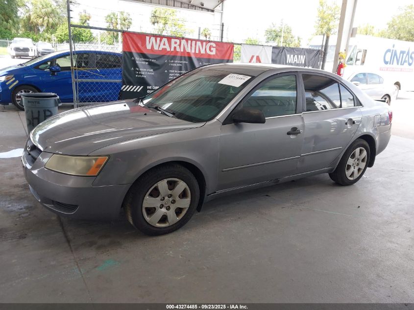 2008 Hyundai Sonata Gls V6 VIN: 5NPET46F48H351444 Lot: 43274485