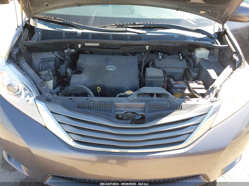 2014 Toyota Sienna Xle V6 8 Passenger VIN: 5TDYK3DC6ES488247 Lot: 43274523