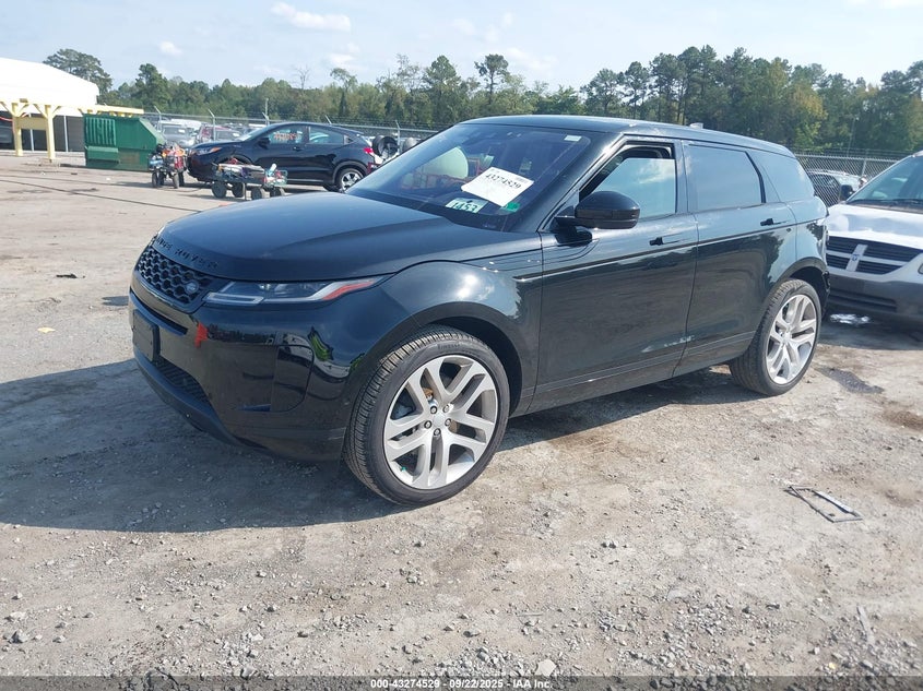 Vin: salzp2fx7lh029772, lot: 43769133, land rover range rover evoque se 20202