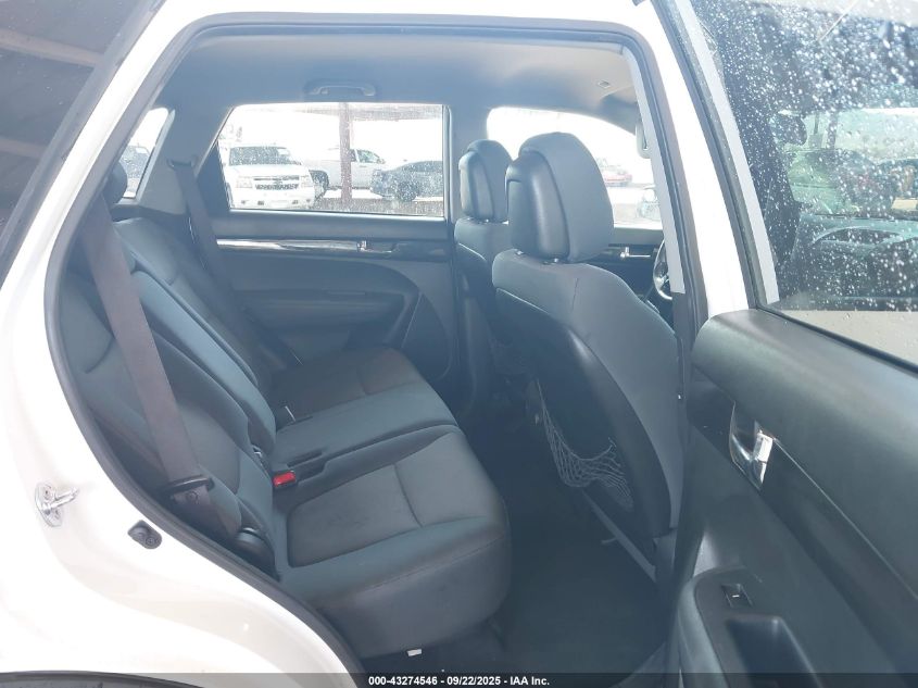 2013 Kia Sorento Lx VIN: 5XYKT3A18DG391360 Lot: 43274546