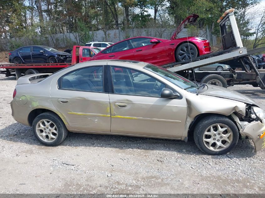 2002 Dodge Neon Sxt VIN: 1B3ES56CX2D628384 Lot: 43274549
