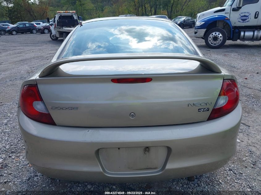 2002 Dodge Neon Sxt VIN: 1B3ES56CX2D628384 Lot: 43274549