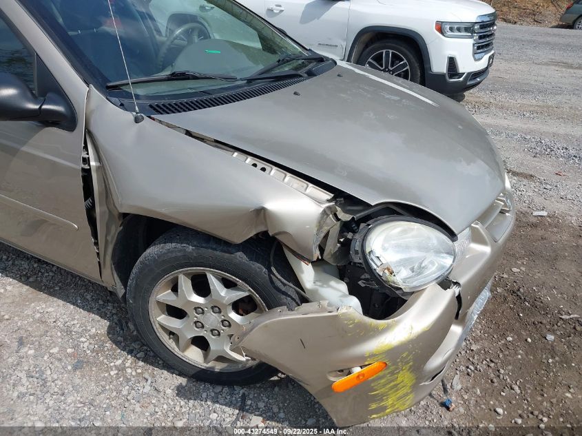 2002 Dodge Neon Sxt VIN: 1B3ES56CX2D628384 Lot: 43274549