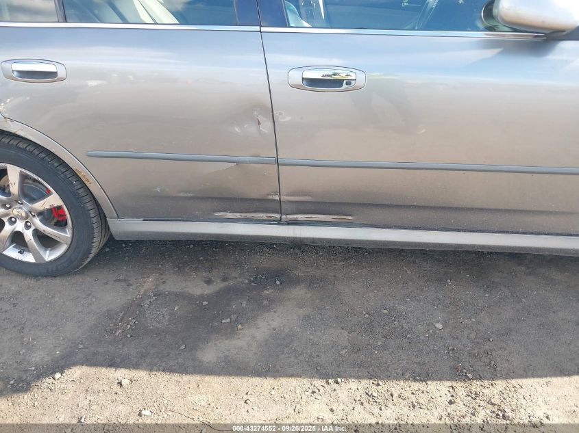 2006 Infiniti G35X VIN: JNKCV51F46M601698 Lot: 43274552