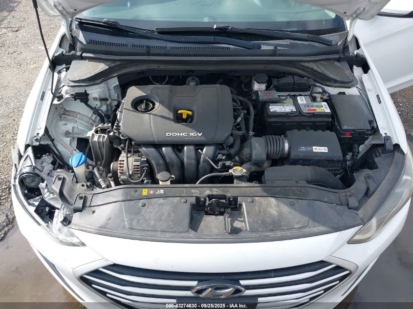 2017 Hyundai Elantra Value Edition VIN: 5NPD84LF4HH207460 Lot: 43274630