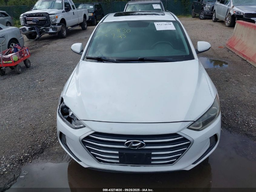 2017 Hyundai Elantra Value Edition VIN: 5NPD84LF4HH207460 Lot: 43274630