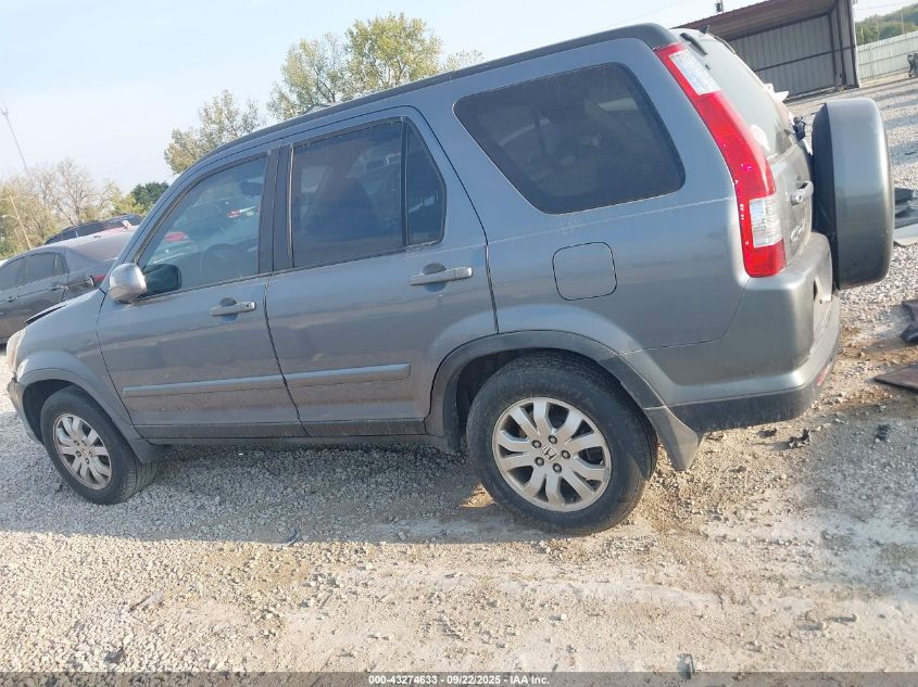 2006 Honda Cr-V Se VIN: JHLRD78916C037981 Lot: 43274633