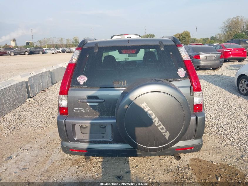 2006 Honda Cr-V Se VIN: JHLRD78916C037981 Lot: 43274633