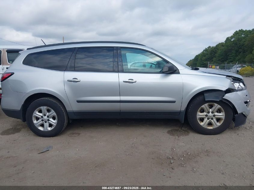 2017 Chevrolet Traverse Ls VIN: 1GNKVFED6HJ352344 Lot: 43274657