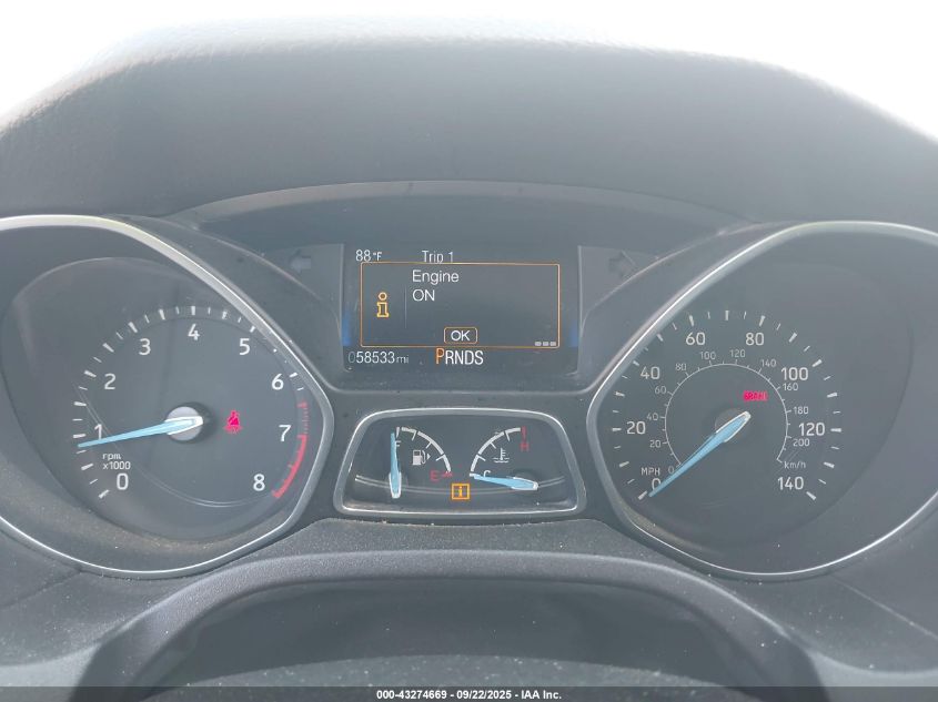 2015 Ford Focus Titanium VIN: 1FADP3N29FL366447 Lot: 43274669