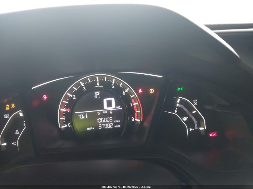 2016 Honda Civic Lx VIN: 19XFC2F57GE076963 Lot: 43274673