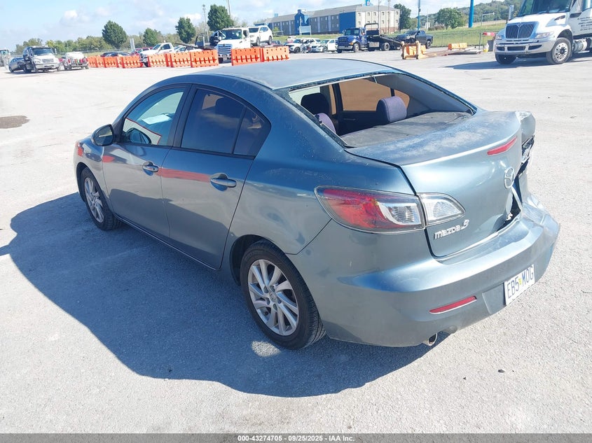 Vin: jm1bl1vf3c1516600, lot: 43769309, mazda mazda3 i touring 20123