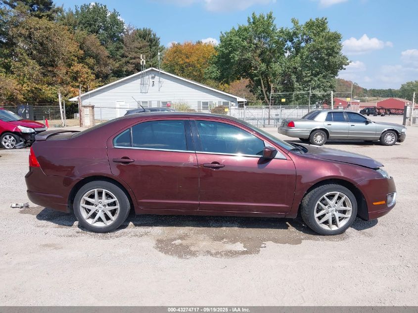 2012 Ford Fusion Sel VIN: 3FAHP0JA6CR214247 Lot: 43274717