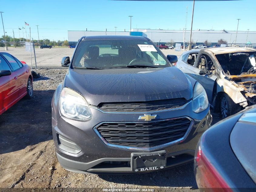 2016 Chevrolet Equinox Ls VIN: 2GNFLEEK3G6317174 Lot: 43274743