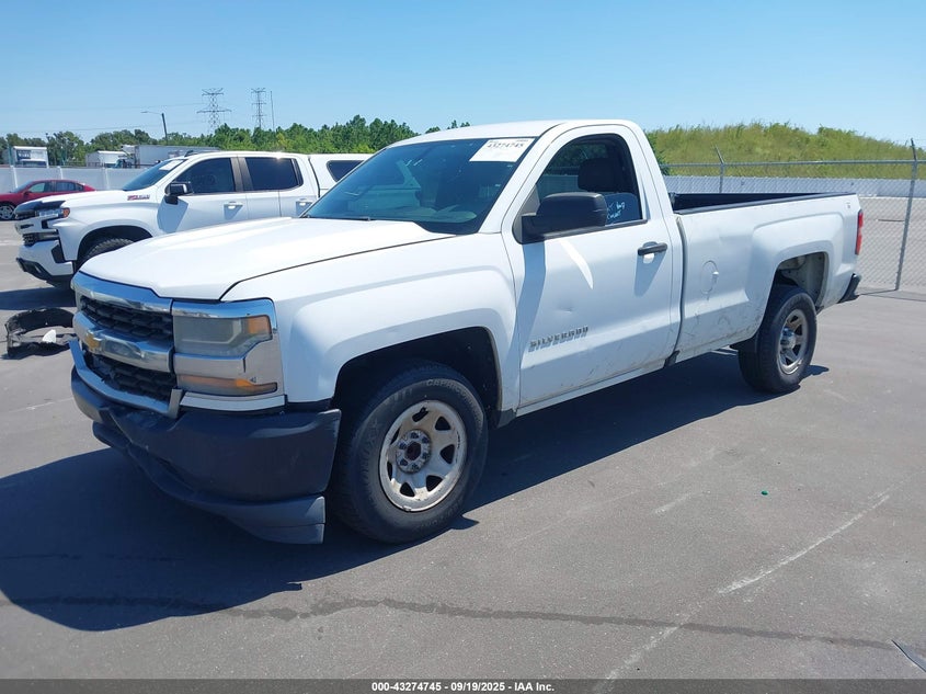 2016 CHEVROLET SILVERADO 1500 WT - 1GCNCNEH1GZ169328