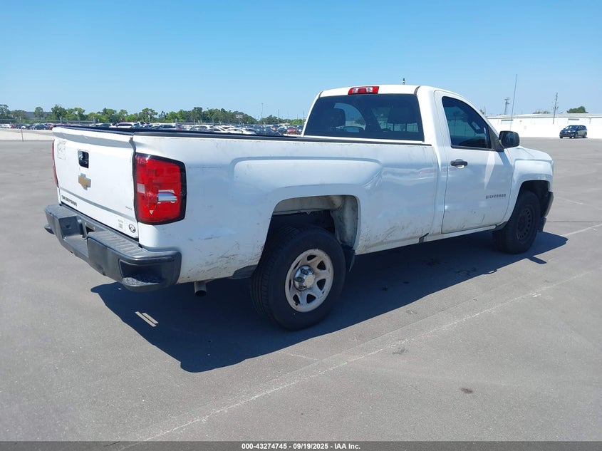2016 CHEVROLET SILVERADO 1500 WT - 1GCNCNEH1GZ169328